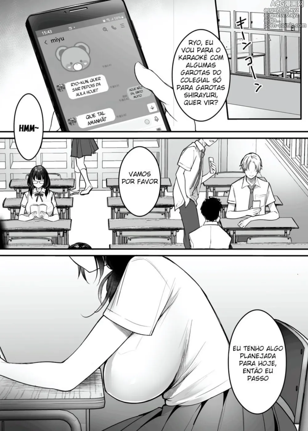 Page 5 of doujinshi Kareshi-mochi jimi-ko no koukishin 〜 damenano ni… ikemen kara no sasoi wa kotowarenai 〜