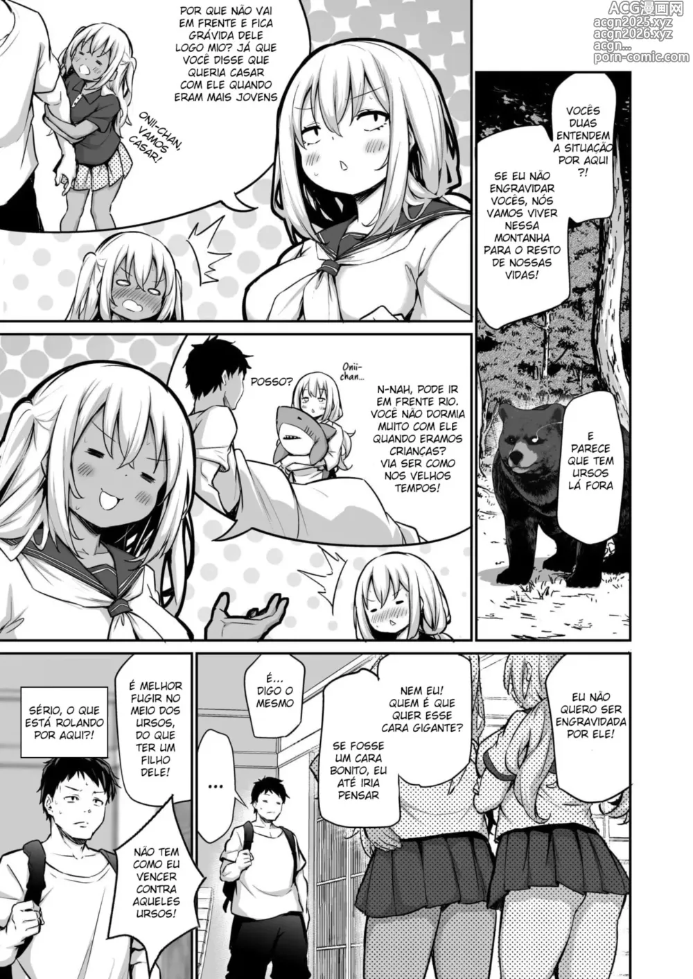 Page 7 of doujinshi Imouto-tachi o Haramasenai to Derarenai Mura