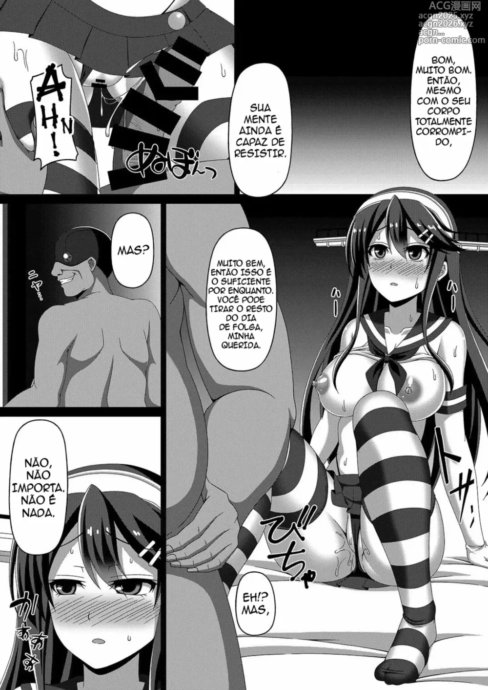 Page 13 of doujinshi Kantai Akuochi Keikaku ~Haruna Hen~