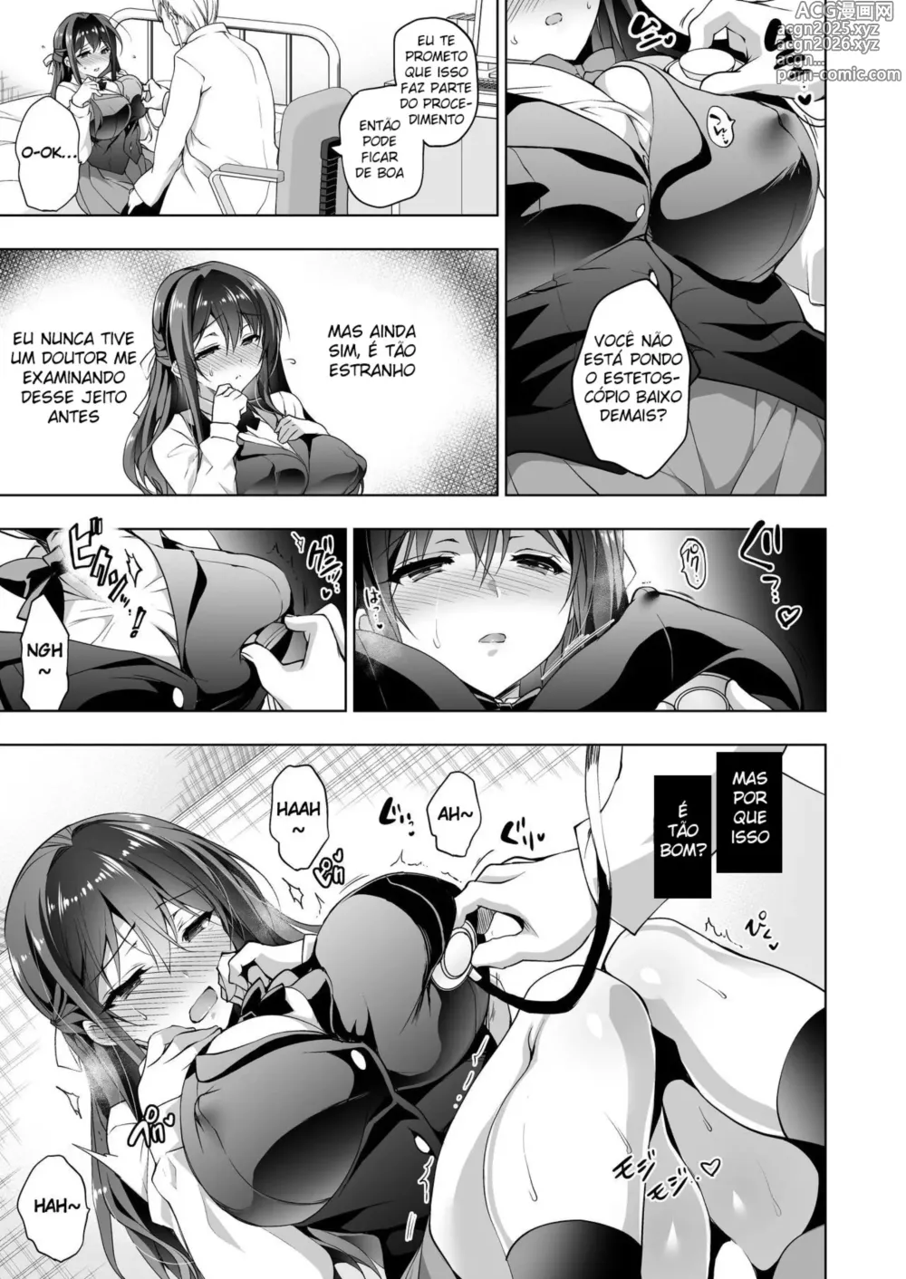 Page 7 of doujinshi Hakoiri Otome - Kyonyuu JK Miu no Mesu Ochi Seikyouiku