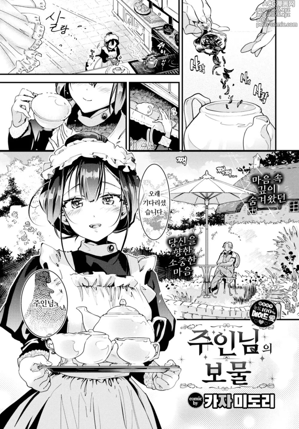 Page 1 of manga Goshujin-sama no Takaramono (decensored)