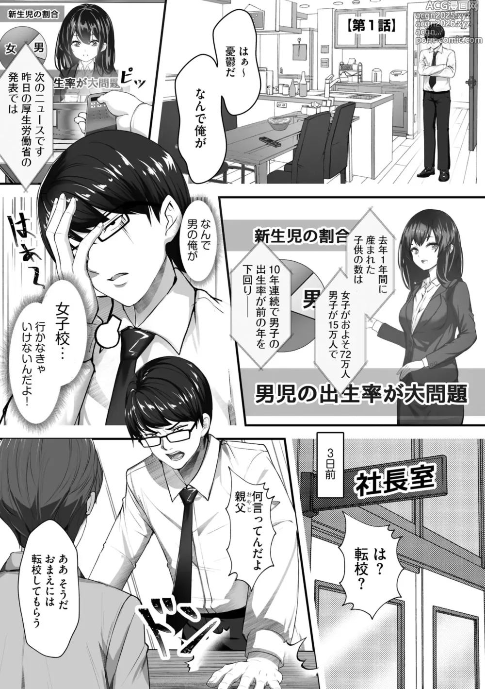 Page 5 of manga Namahame Seitokai 〜Onna bakari no gakuen de Yome Kouho Zenin to Sex〜