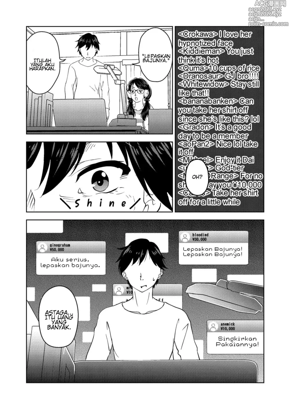 Page 10 of doujinshi Saimin Stream #1 _ Stream Hipnotis Episode 1