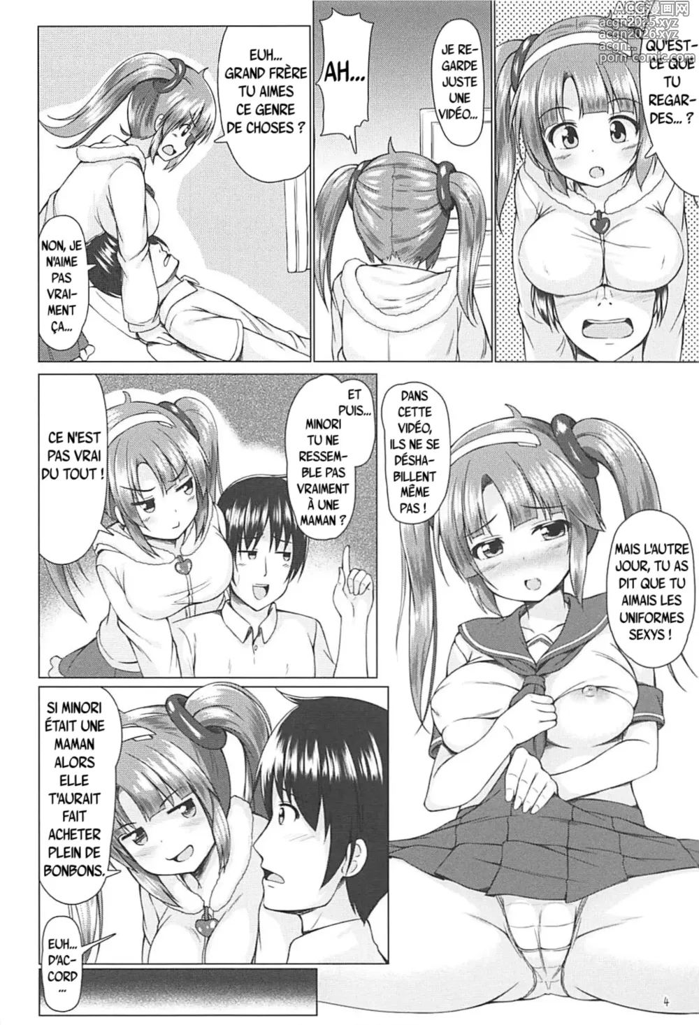 Page 3 of doujinshi Je veux être le bébé de maman Minori !