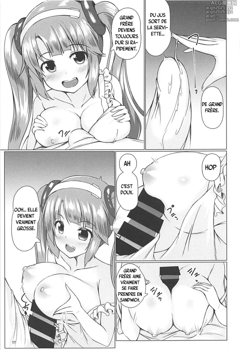 Page 10 of doujinshi Je veux être le bébé de maman Minori !