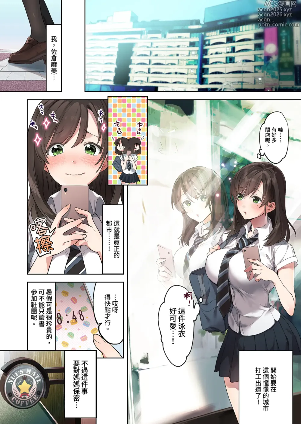 Page 5 of doujinshi Hajimete no Gakusei Beit Shinjiteita Tenchou ni Datsu Shojo Sareta Tokai o Shiranai Gakusei ｜未經人事的她與店長的特別指導