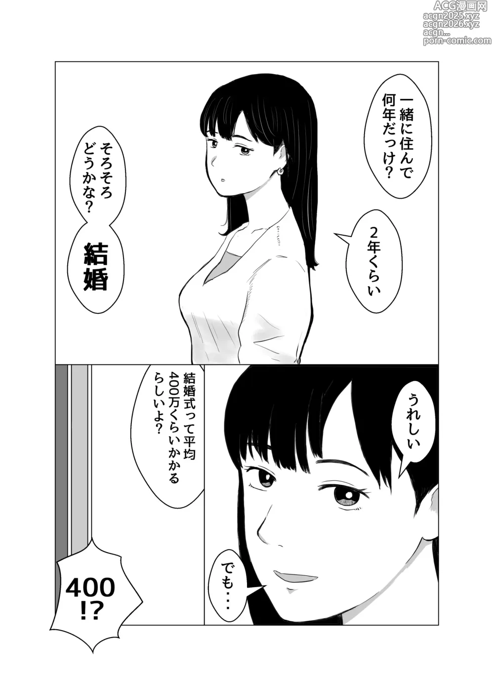 Page 2 of doujinshi Kareshi mochi no onna o yowa sete erodokkiri o shikakete mita