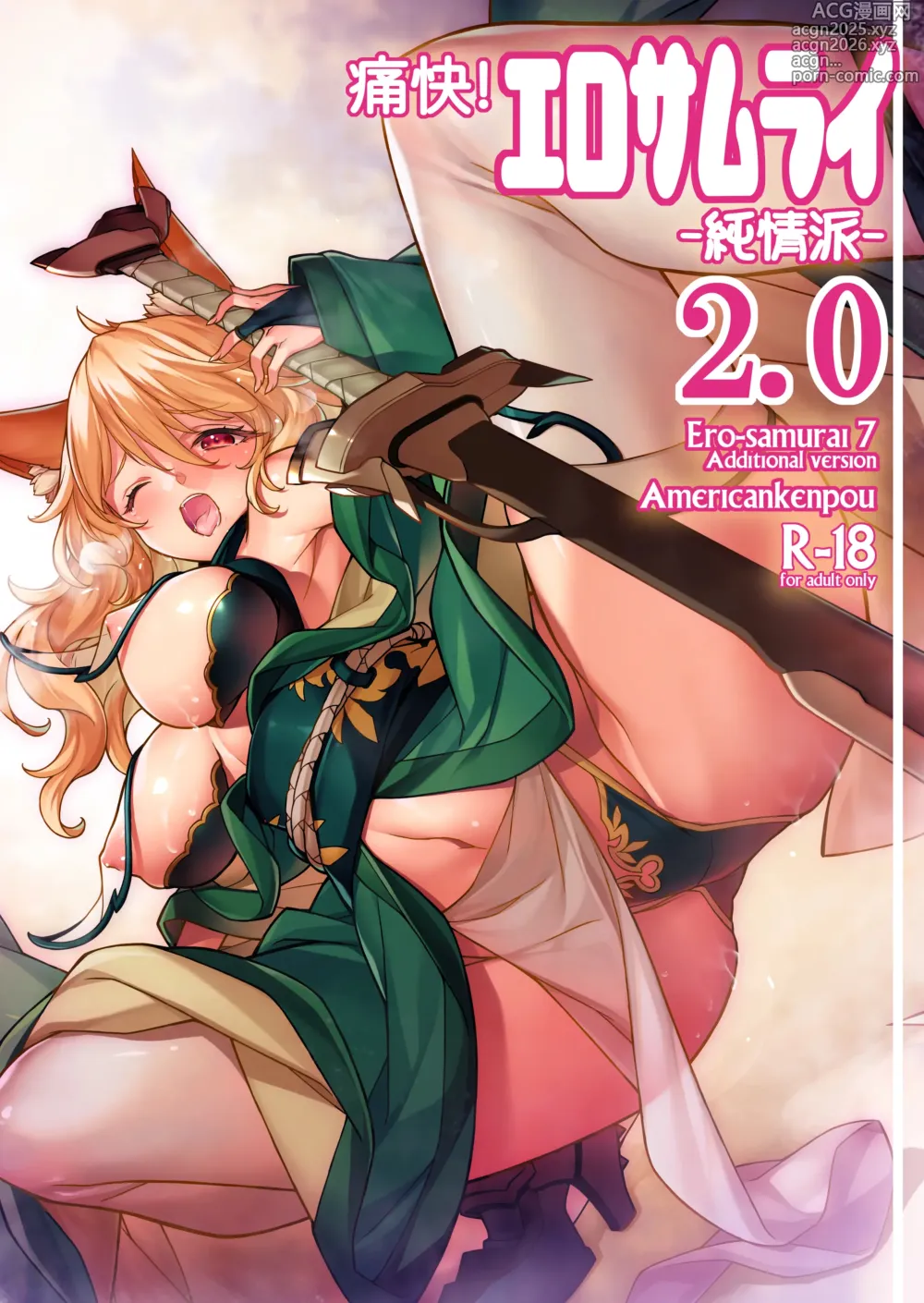 Page 1 of doujinshi Tsuukai! Ero Samurai -Junjouha- 2.0 - Ero-samurai 7 Additional version