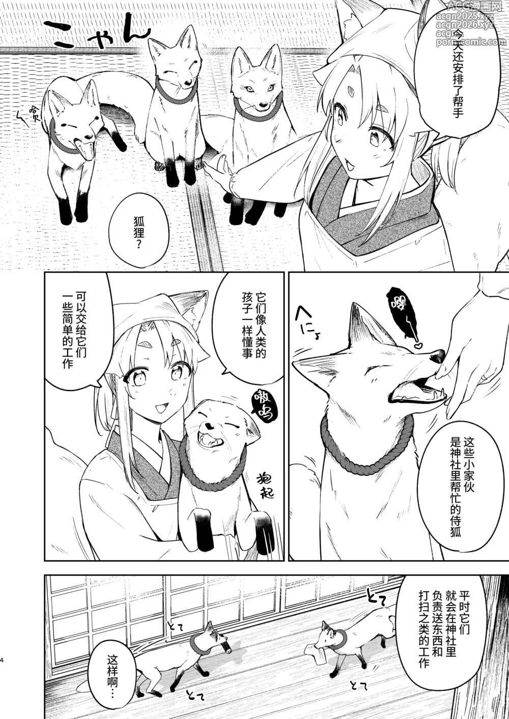 Page 3 of doujinshi Komagitsune no Yue San