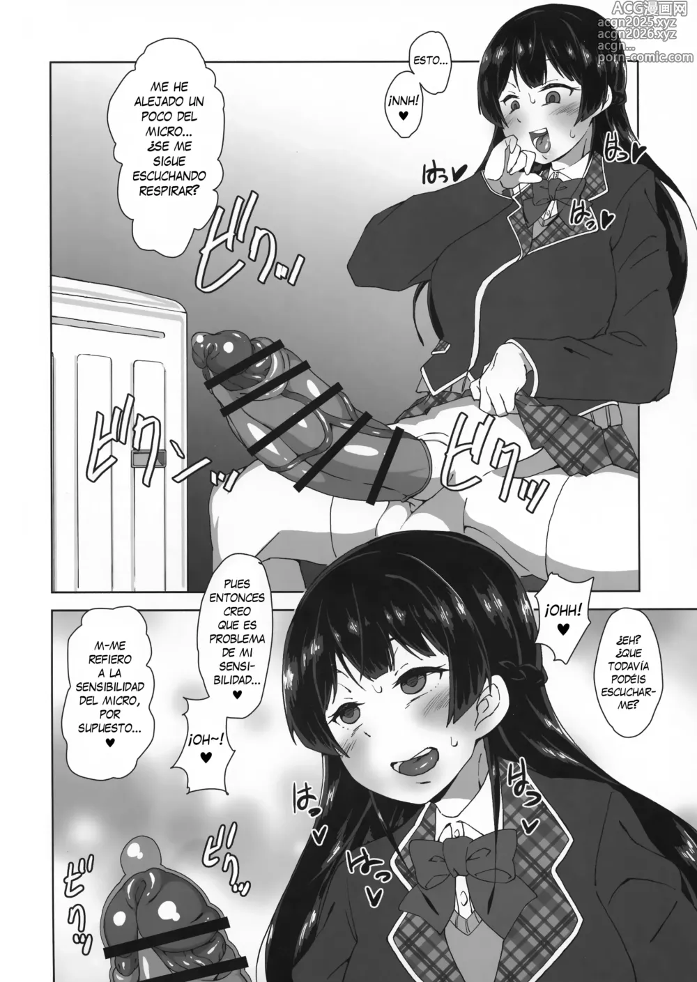Page 5 of doujinshi Futanari! Haishin Iinchou! - ¡La Delegada Futanari en Directo!