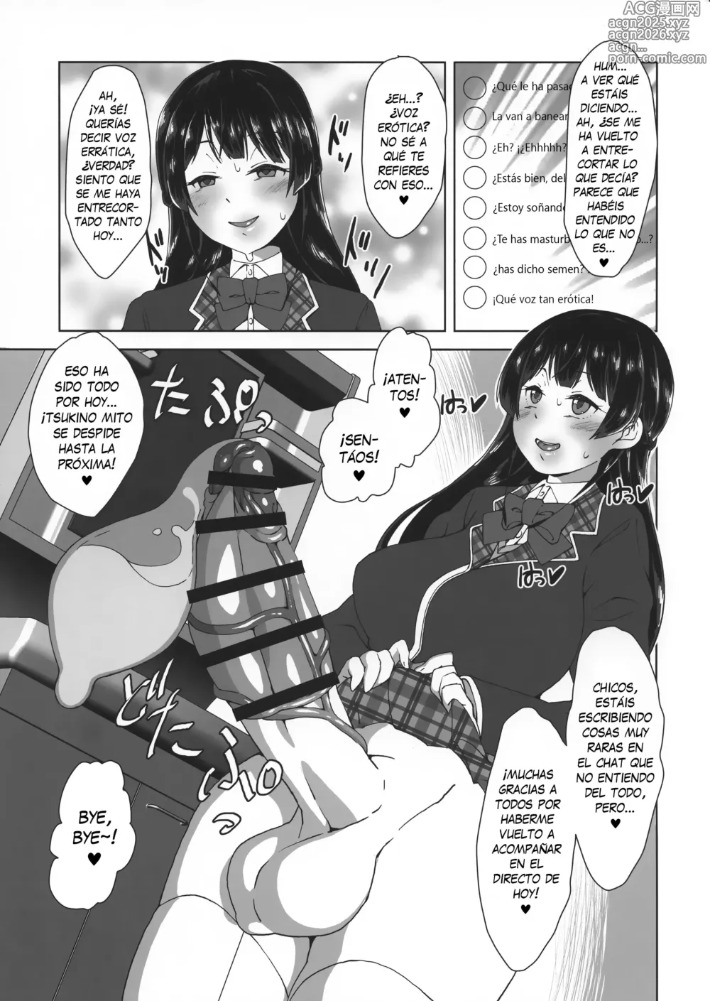 Page 10 of doujinshi Futanari! Haishin Iinchou! - ¡La Delegada Futanari en Directo!