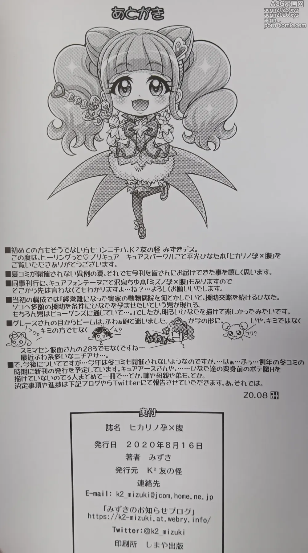 Page 21 of doujinshi Hikari no Hara × Hara