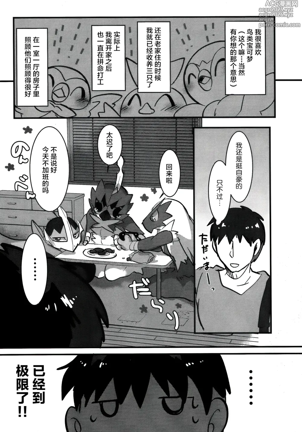 Page 4 of doujinshi 鸟儿何时才能展翅高飞!?