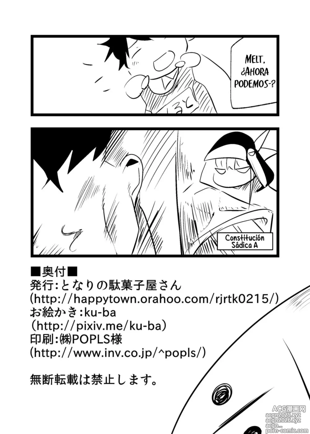 Page 19 of doujinshi Haciendolo con Meltryllis en su bikini