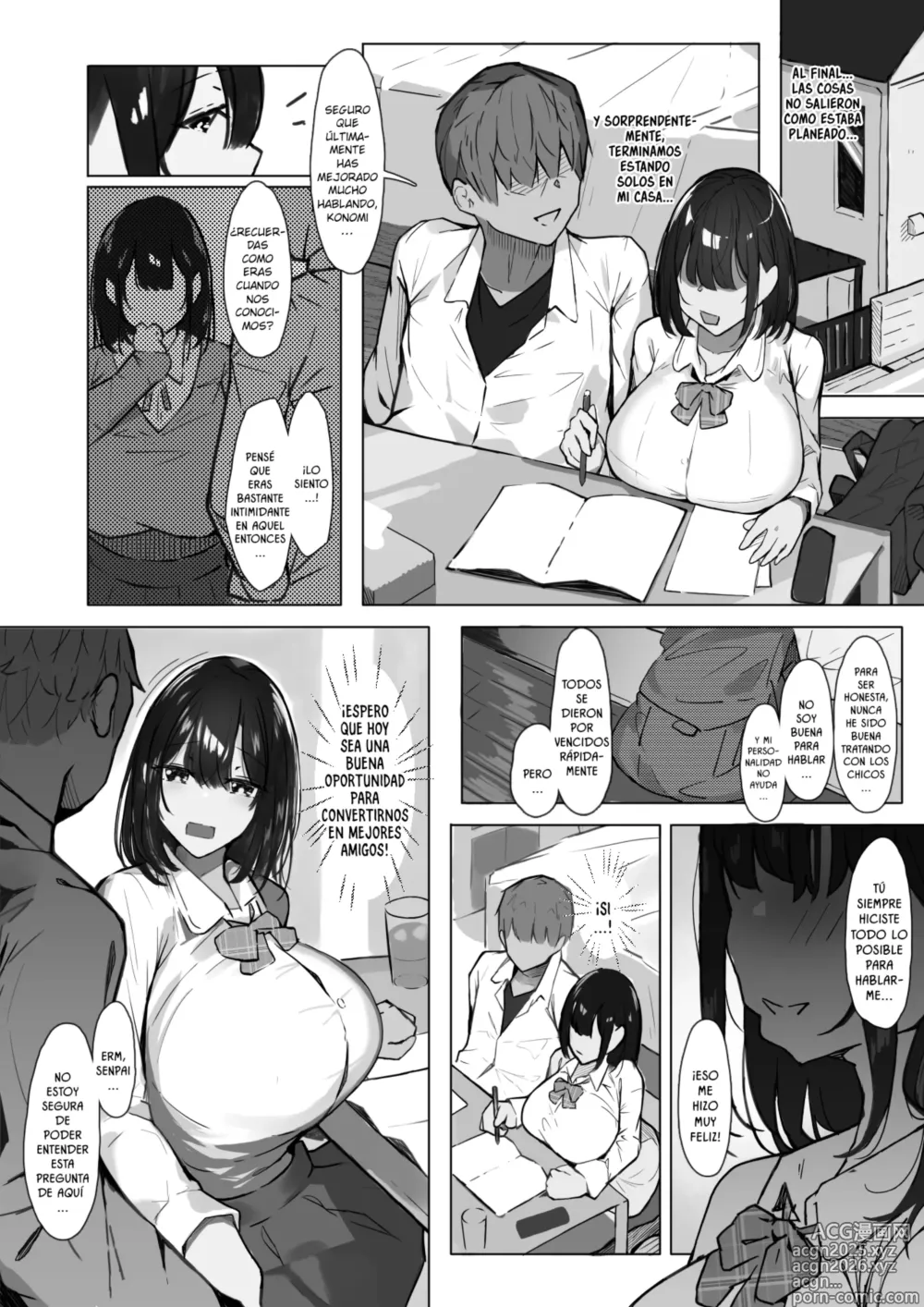 Page 4 of doujinshi Sólo Es Una Sesión De Estudio Con Mi Senpai