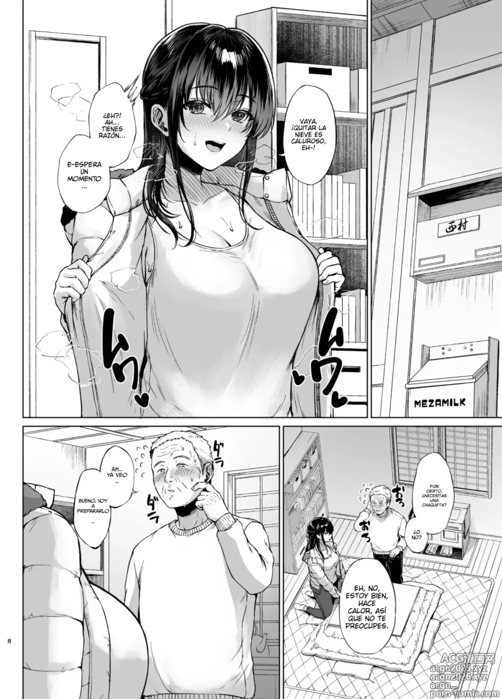 Page 8 of doujinshi Yukiguni No rong Netsu Hirusagari No Mubobi Hitodzuma O Daku