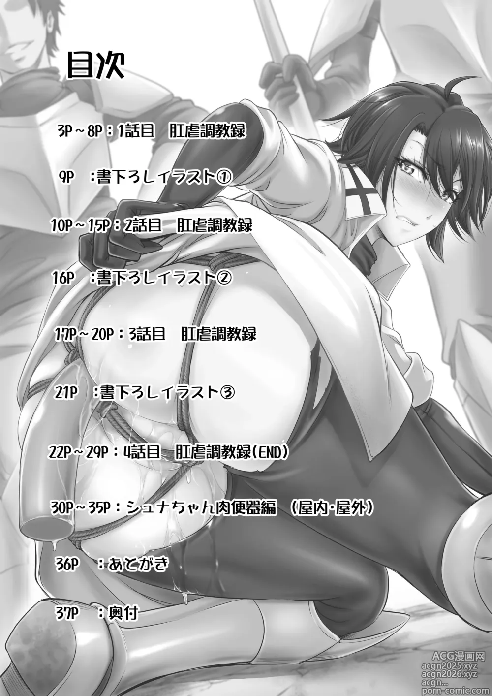 Page 2 of doujinshi Kishidancho Hinata no Kougyaku Choukyouroku