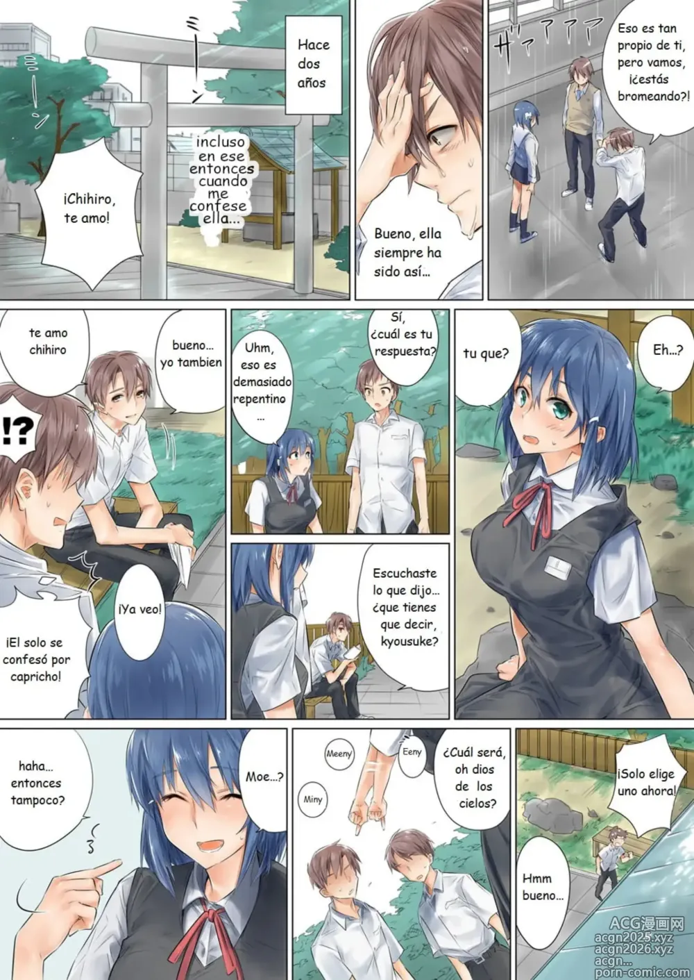 Page 11 of doujinshi Netorare Kanojo -Kareshi (Ani) o Mae ni Futago (Otouto) to Kyoushitsu Ecchi 1 - 2