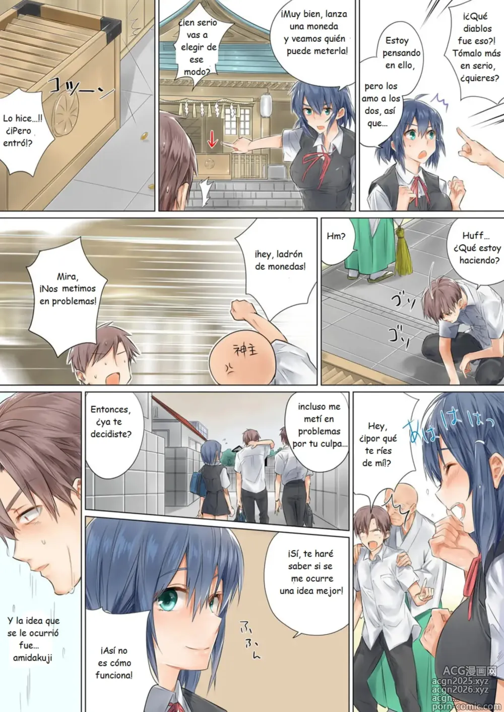 Page 12 of doujinshi Netorare Kanojo -Kareshi (Ani) o Mae ni Futago (Otouto) to Kyoushitsu Ecchi 1 - 2