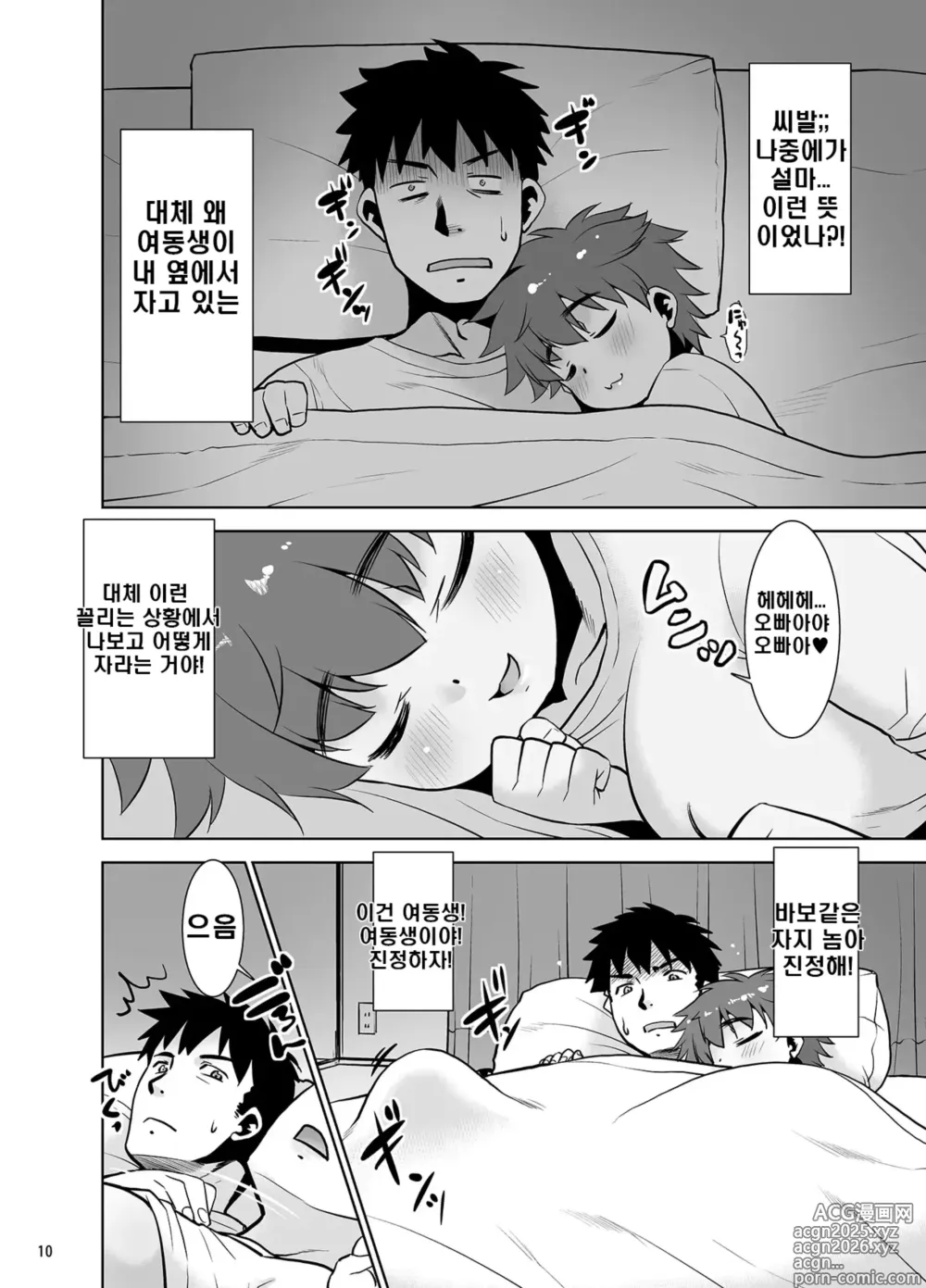 Page 9 of doujinshi Ichinen-buri ni Atta Imouto ga Nanka Sugokatta Ken.