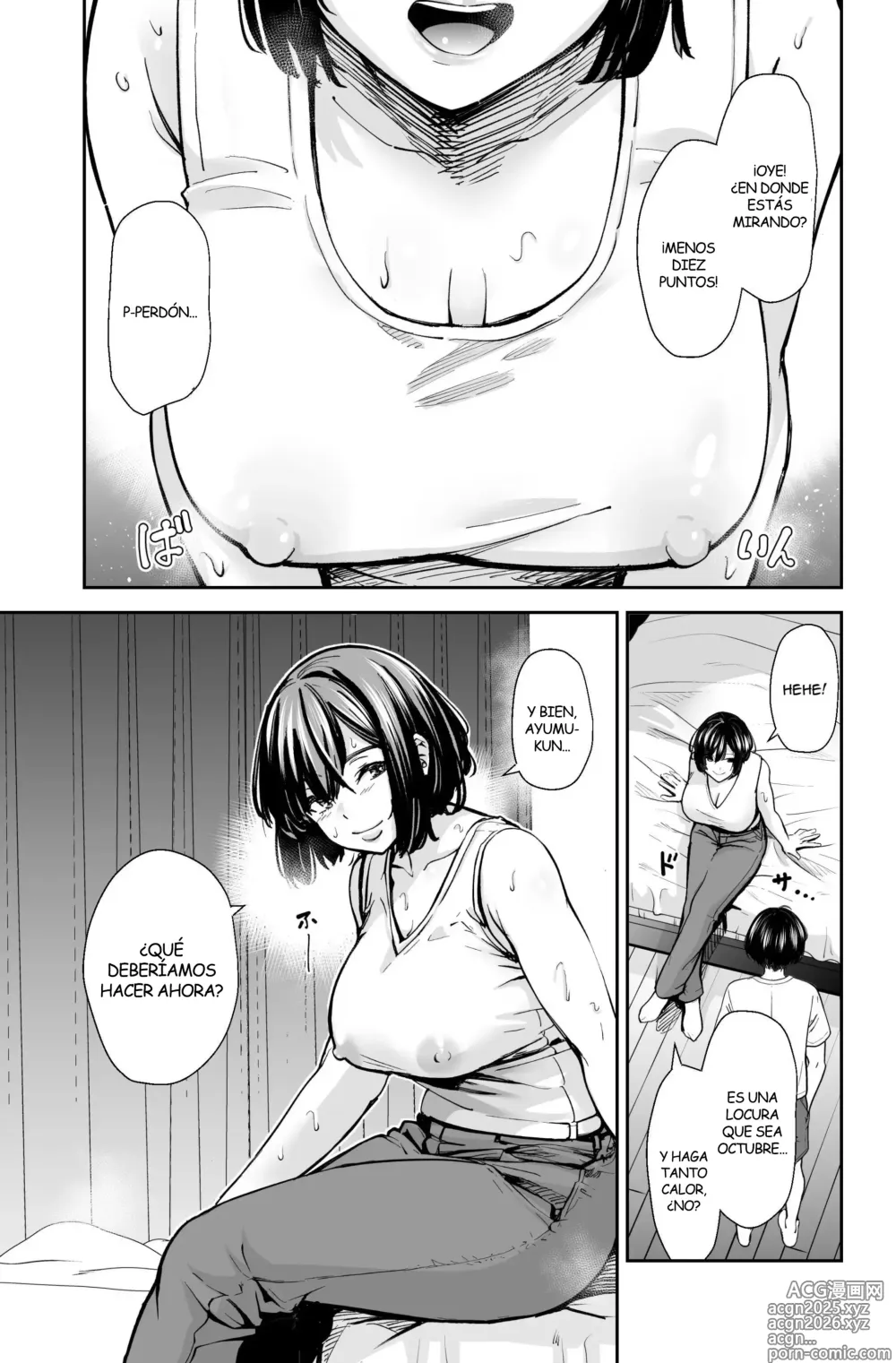 Page 16 of doujinshi ¿Te Desagradan las Treintañeras Cachondas？~Seducido por una Tetona Belleza Salvaje~