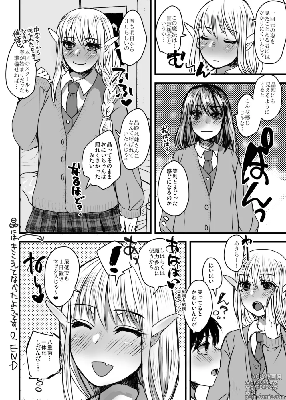 Page 20 of doujinshi 128 sai no Elfga Uchi ni Tenseishitekita. Vol . 2 Dōkyohen