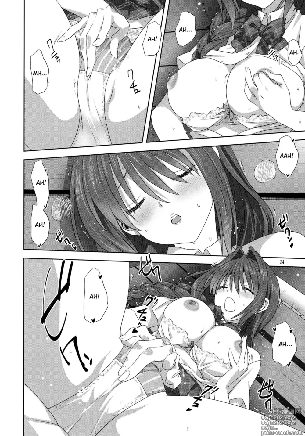 Page 14 of doujinshi Akiko-san to Issho 25