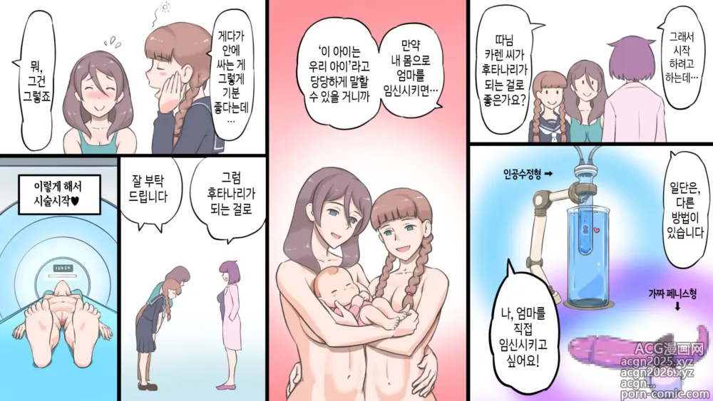 Page 6 of doujinshi 후타나리 신드롬~엄마와 딸의 아기 만들기 교실~