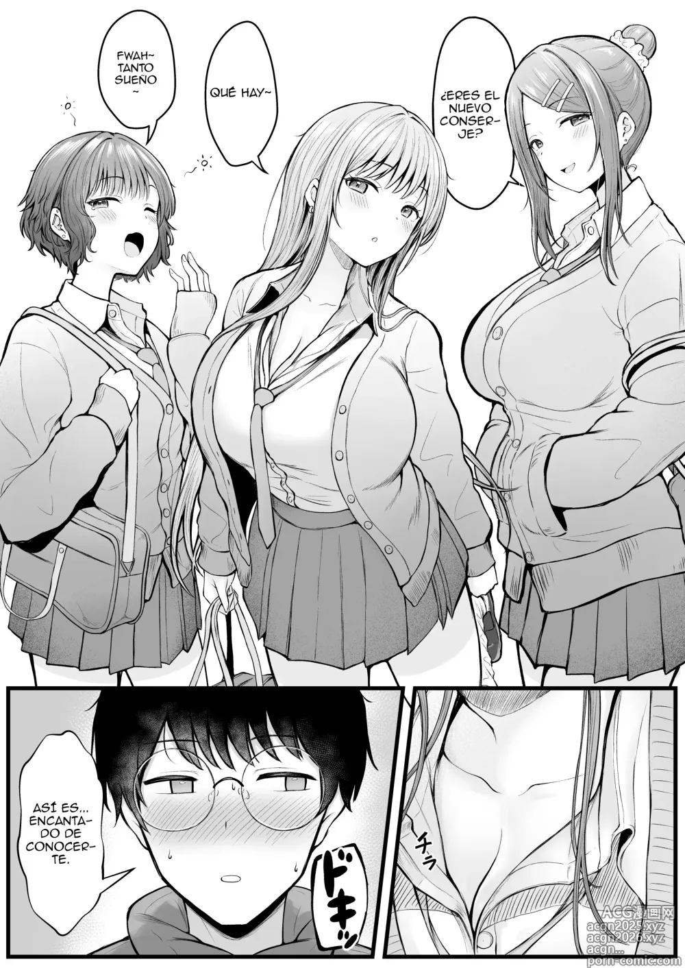 Page 4 of doujinshi Joshiryou Kanrinin no Boku wa Gal Ryousei ni Furimawasarete masu 1-4