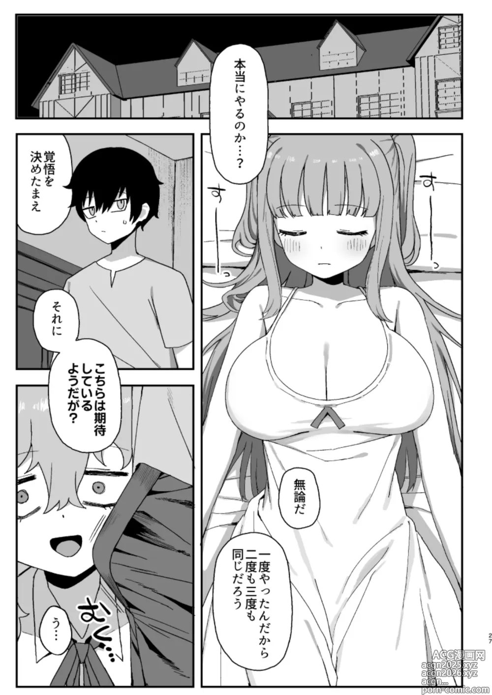 Page 27 of doujinshi Succubus ga Neteiru Aida ni