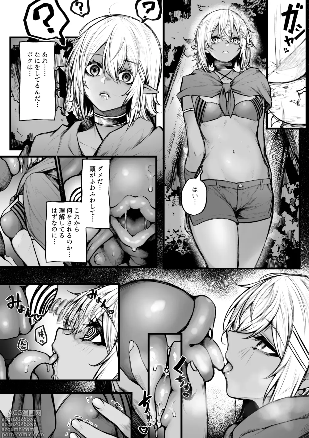 Page 5 of doujinshi ダークエルフが催眠でめちゃくちゃにされちゃう話
