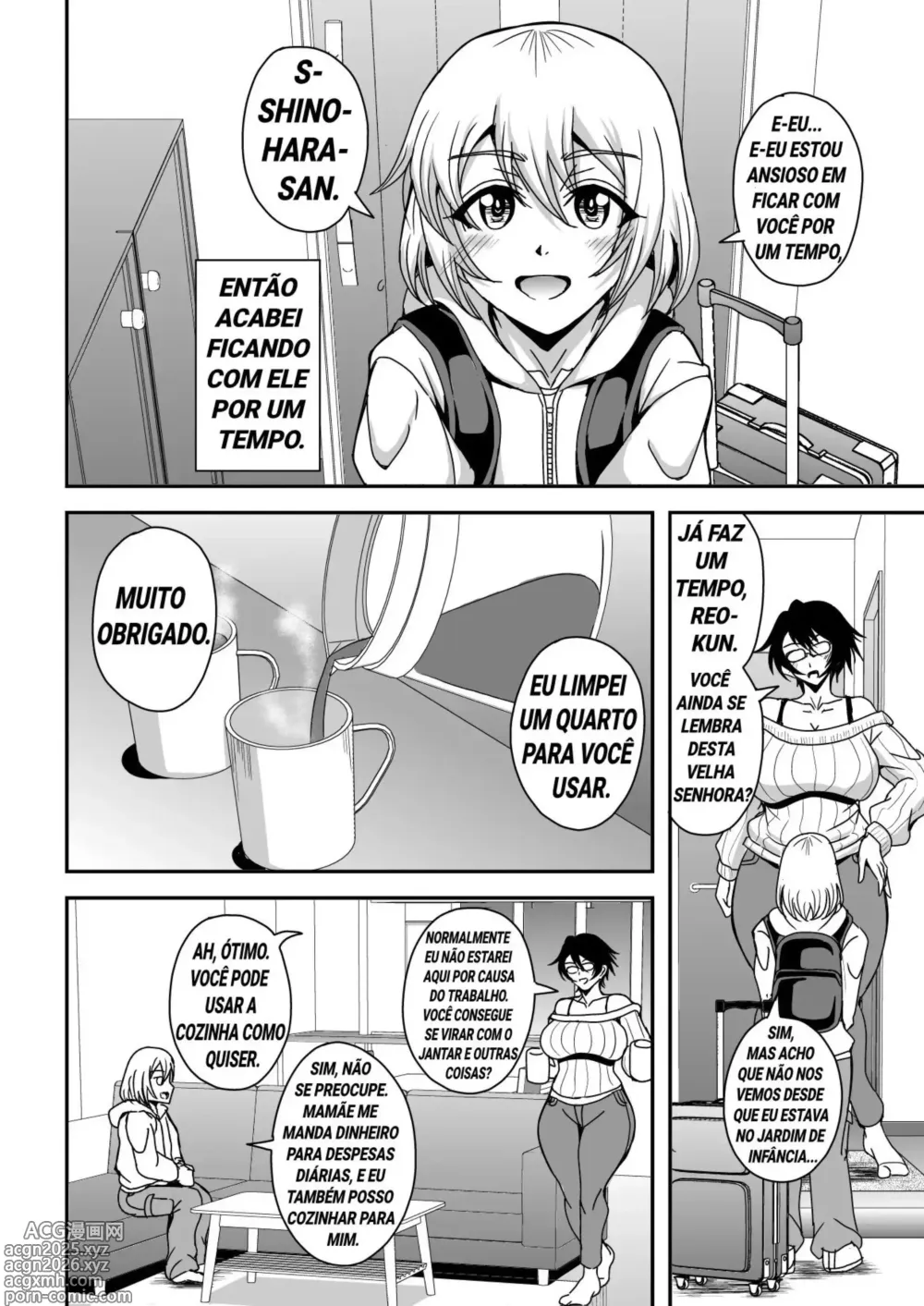 Page 3 of doujinshi Arofour Dokushin BariCare Oba-san ga Yuujin no Musuko demo aru Toshishita Danshi to no Kankei ni Hamaru Hanashi
