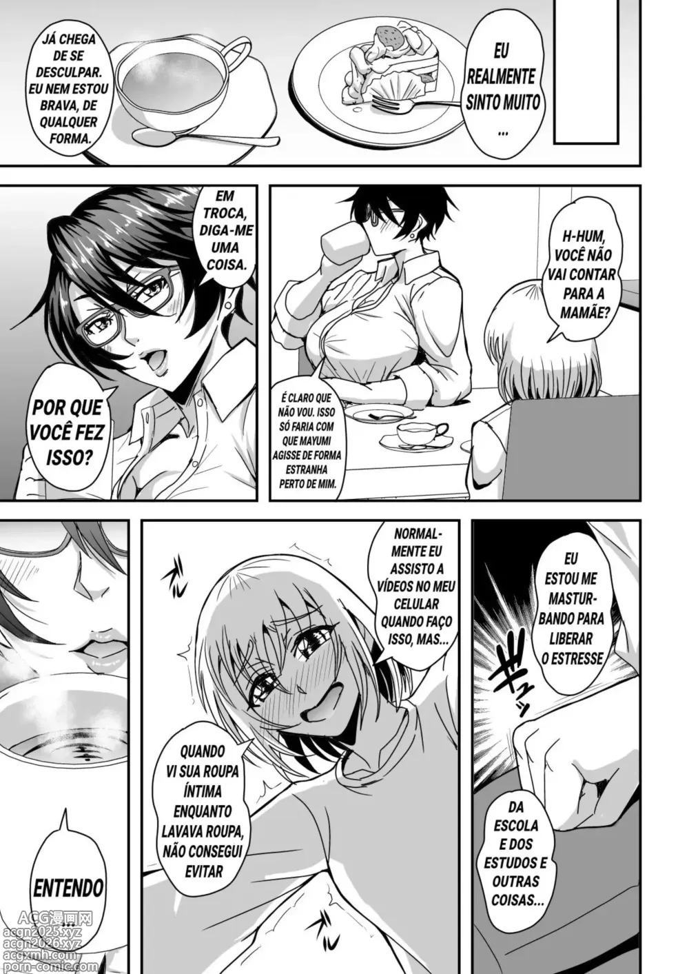 Page 8 of doujinshi Arofour Dokushin BariCare Oba-san ga Yuujin no Musuko demo aru Toshishita Danshi to no Kankei ni Hamaru Hanashi