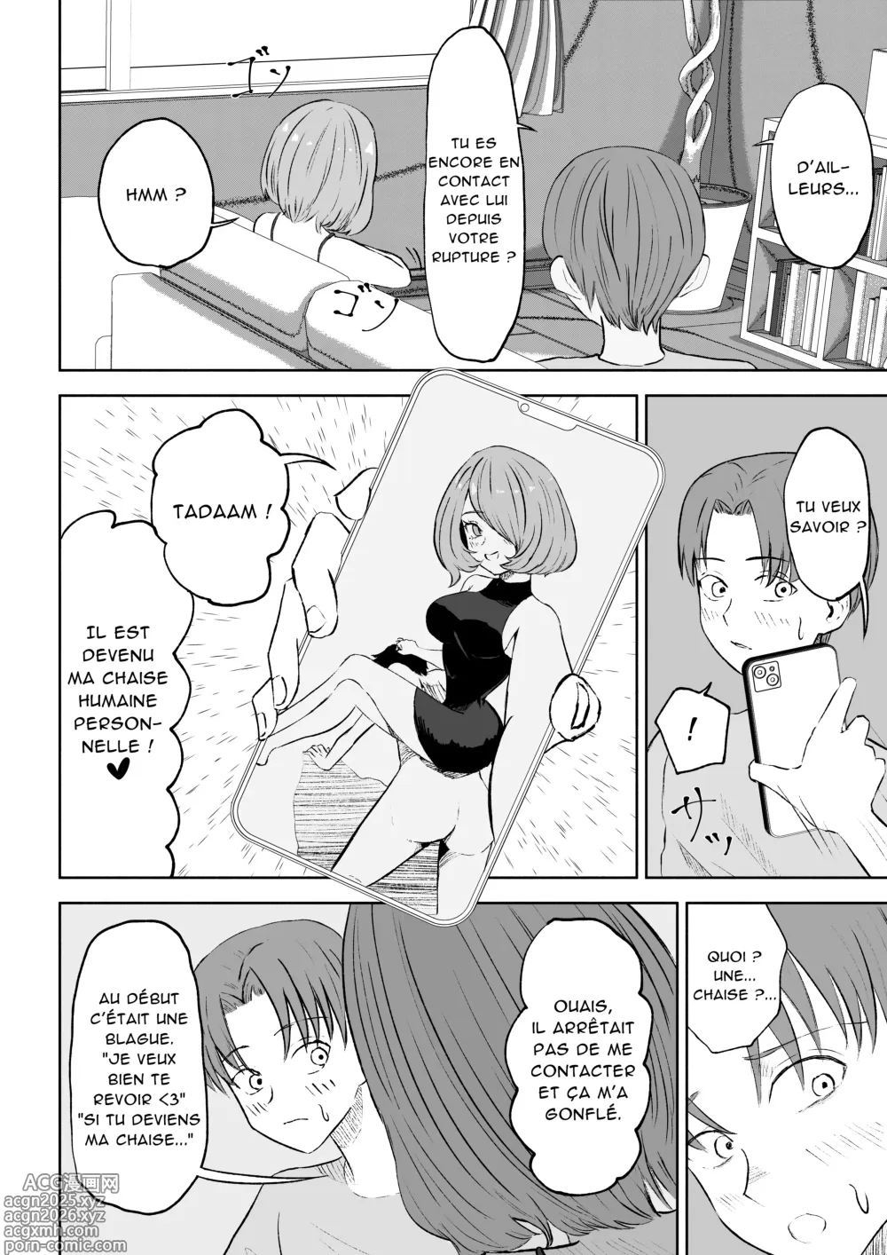 Page 10 of doujinshi Devenir la Chaise de mon Amie