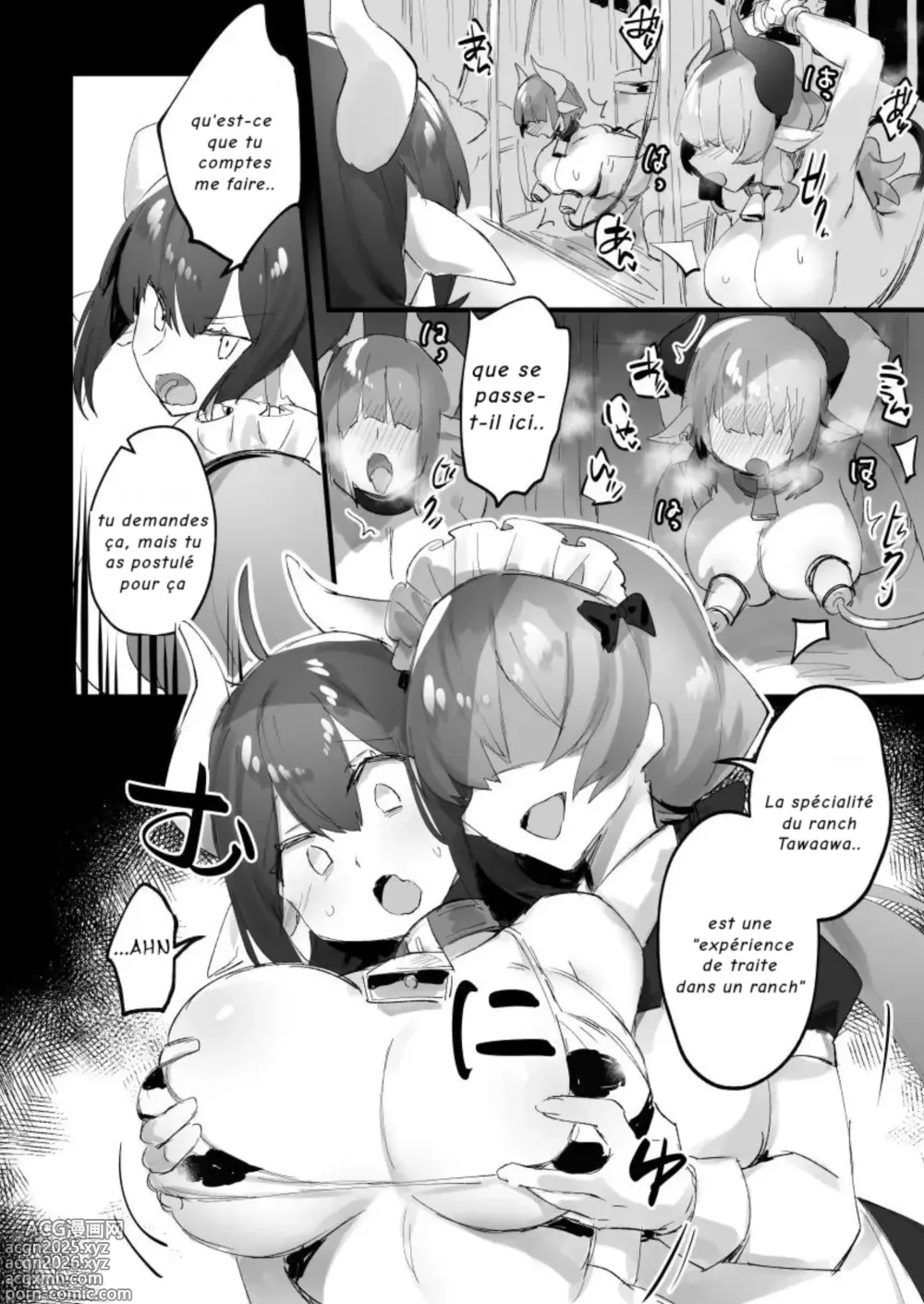 Page 7 of doujinshi 1-nichi Nyuugyuu Taiken ~Oishii Milk ga Dekiru made~
