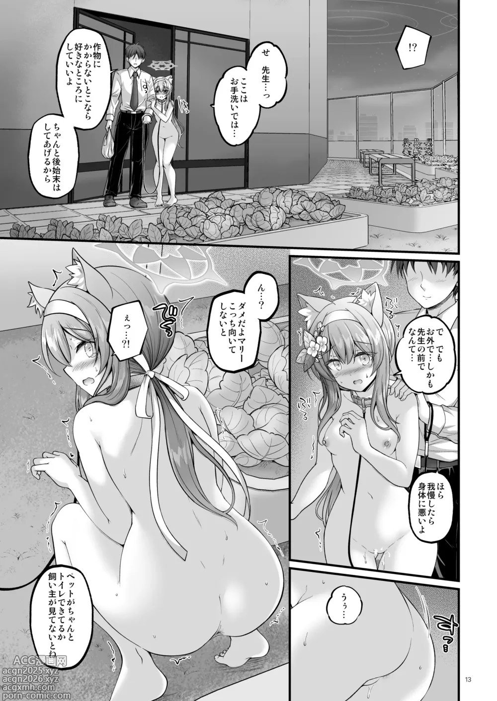 Page 12 of doujinshi Osanpo Mari