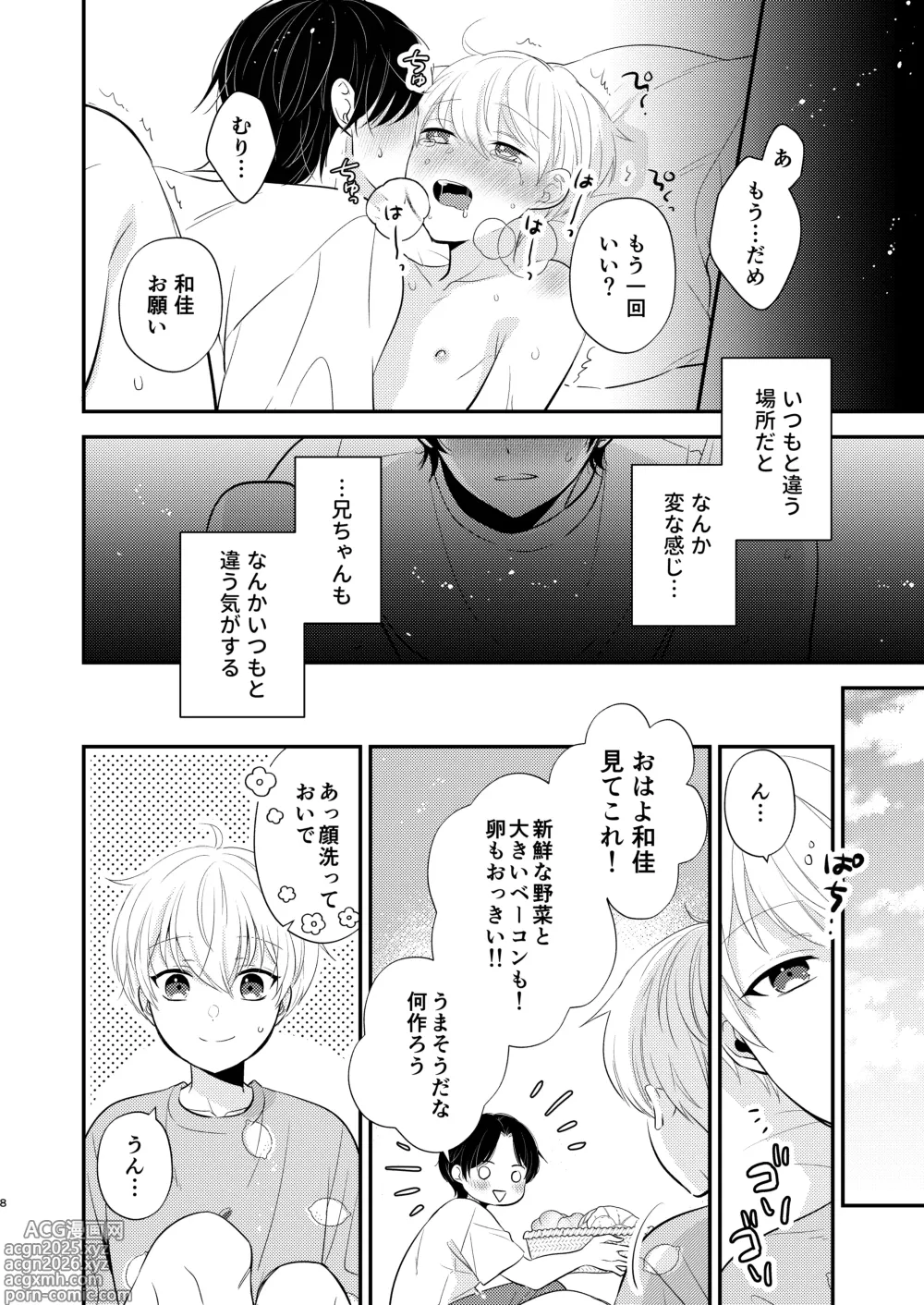 Page 7 of doujinshi Yoshi Nii-chan Onegai Yamenaide 3