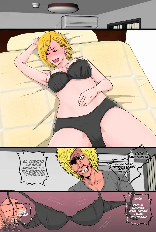 Page 9 of doujinshi Chou Okkanai Uchi no Yankee Kaa-chan ga Charao no Zurumuke Chinpo ni Kanzen Haiboku shita Hanashi