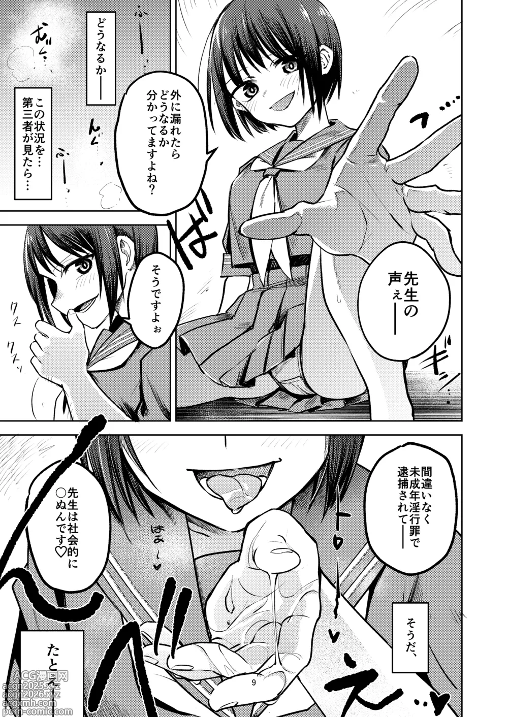 Page 9 of doujinshi Oshiego ni Ijimerareteiru.