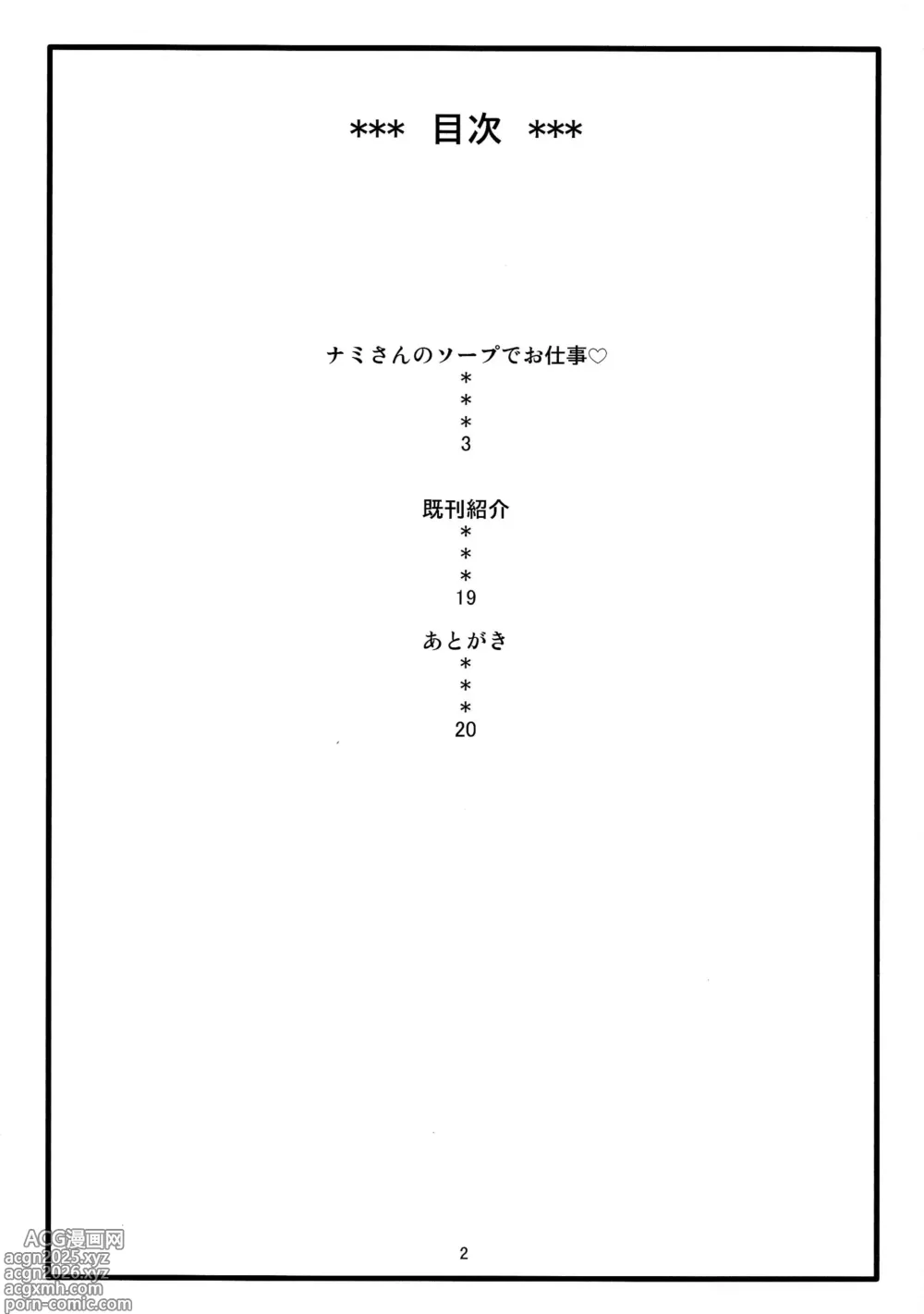 Page 3 of doujinshi Nami no Ura Koukai Nisshi 8