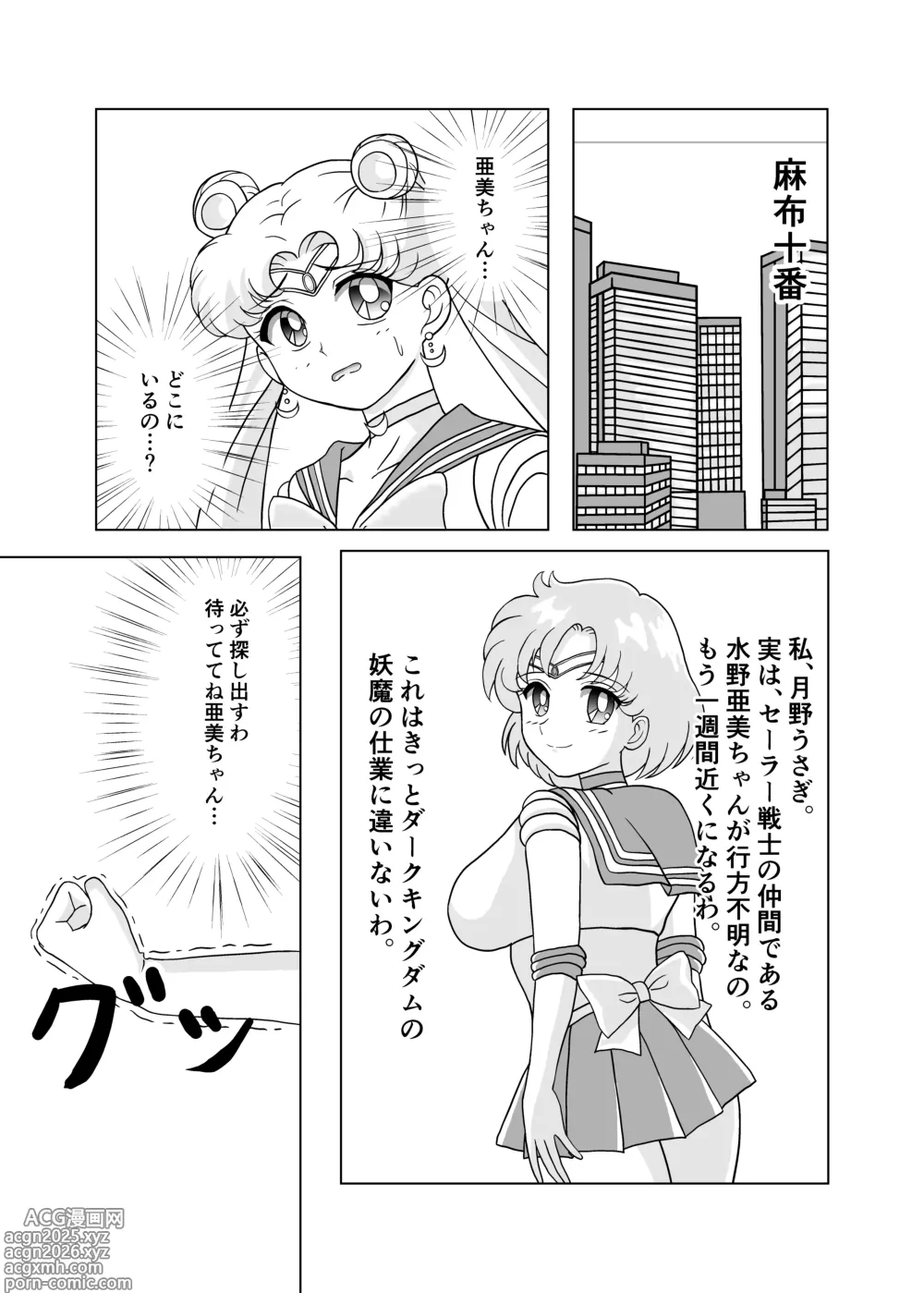 Page 2 of doujinshi セーラー戦士 オナホ化計画