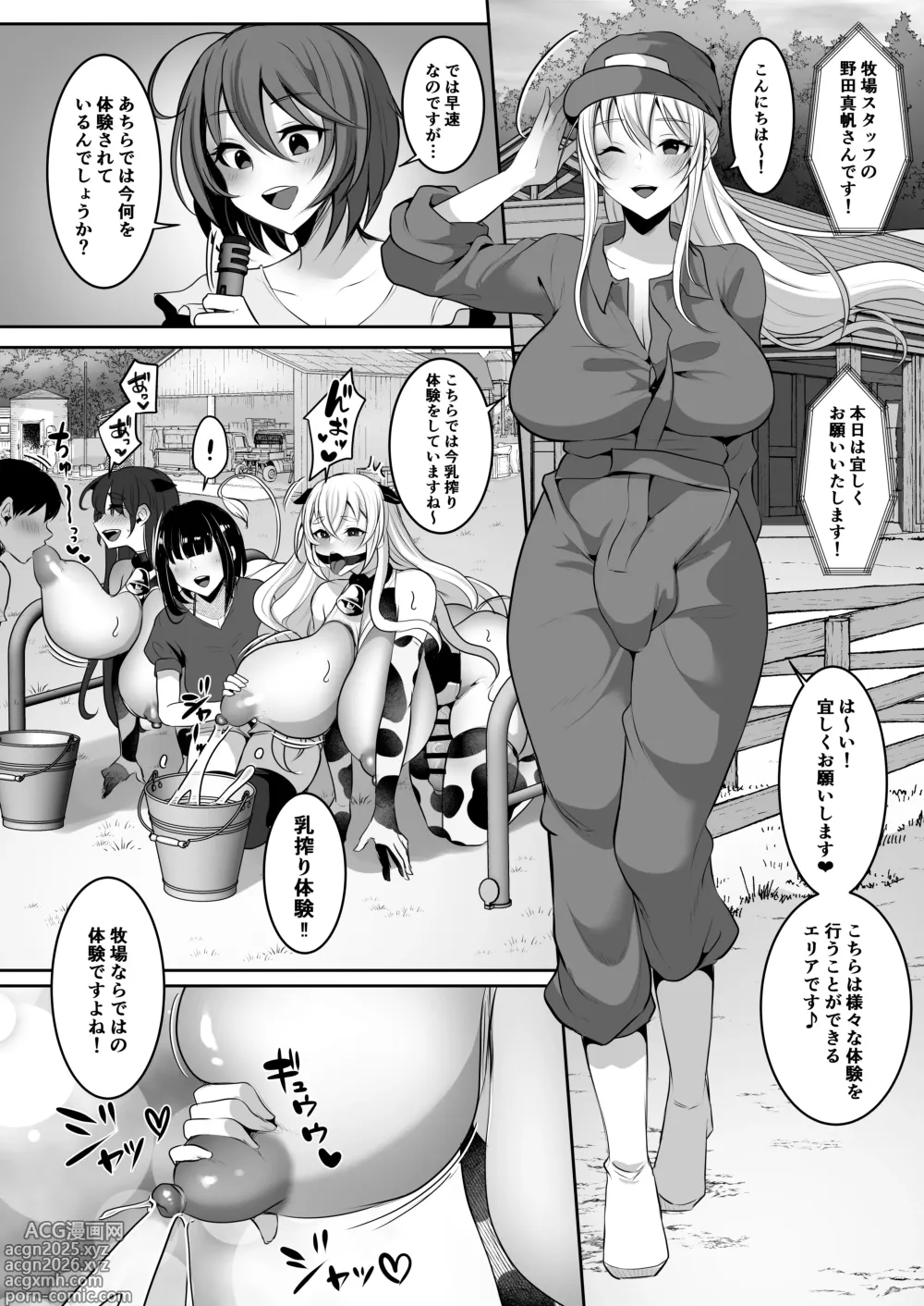 Page 3 of doujinshi ふたなり牧場へようこそ
