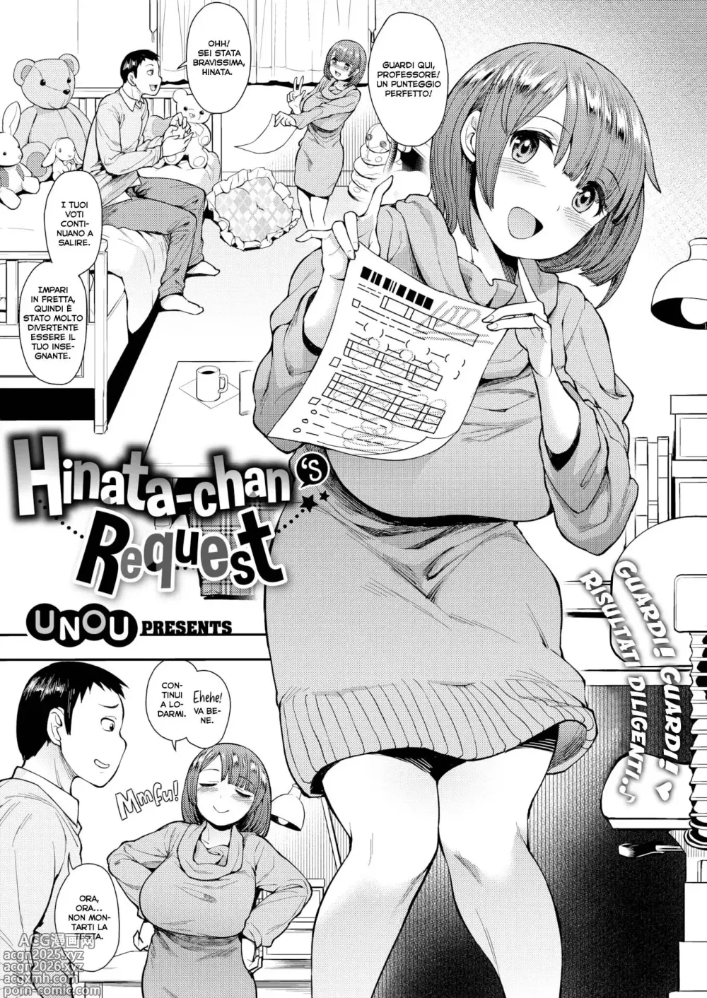 Page 1 of doujinshi La Richiesta di Hinata-chan (decensored)