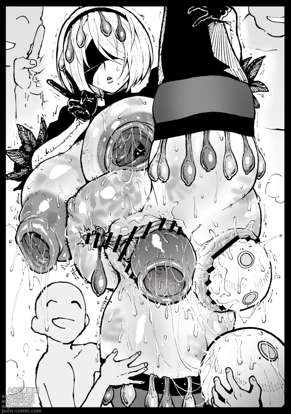 Page 10 of doujinshi 脱子宮の修正無し版