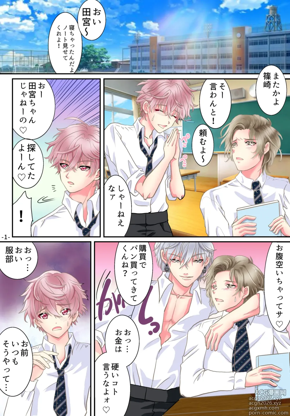 Page 3 of doujinshi Akuma no app de TS sex friend ni natta ore
