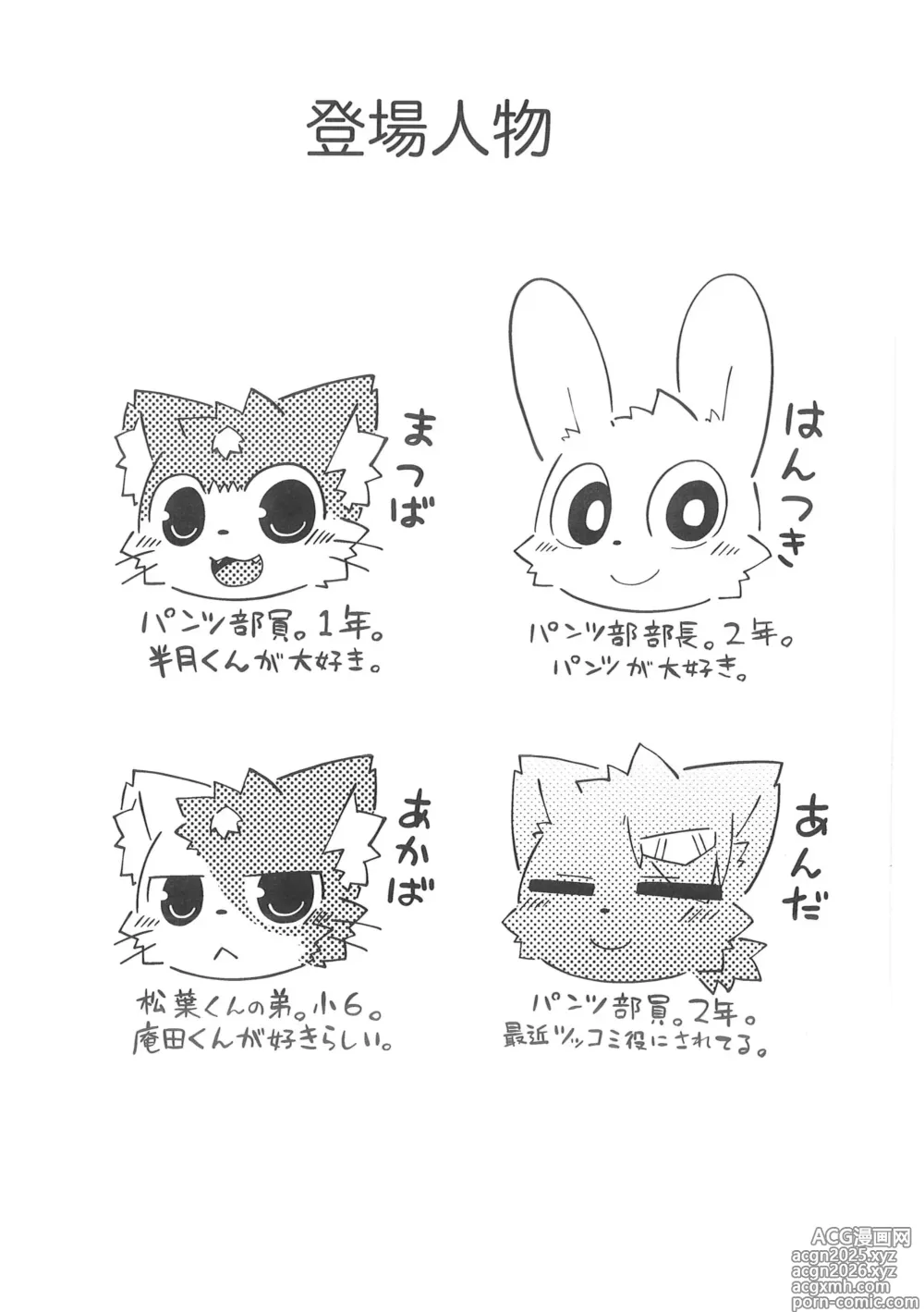 Page 2 of doujinshi Pantsu daisuki Hantsuki-kun Ma