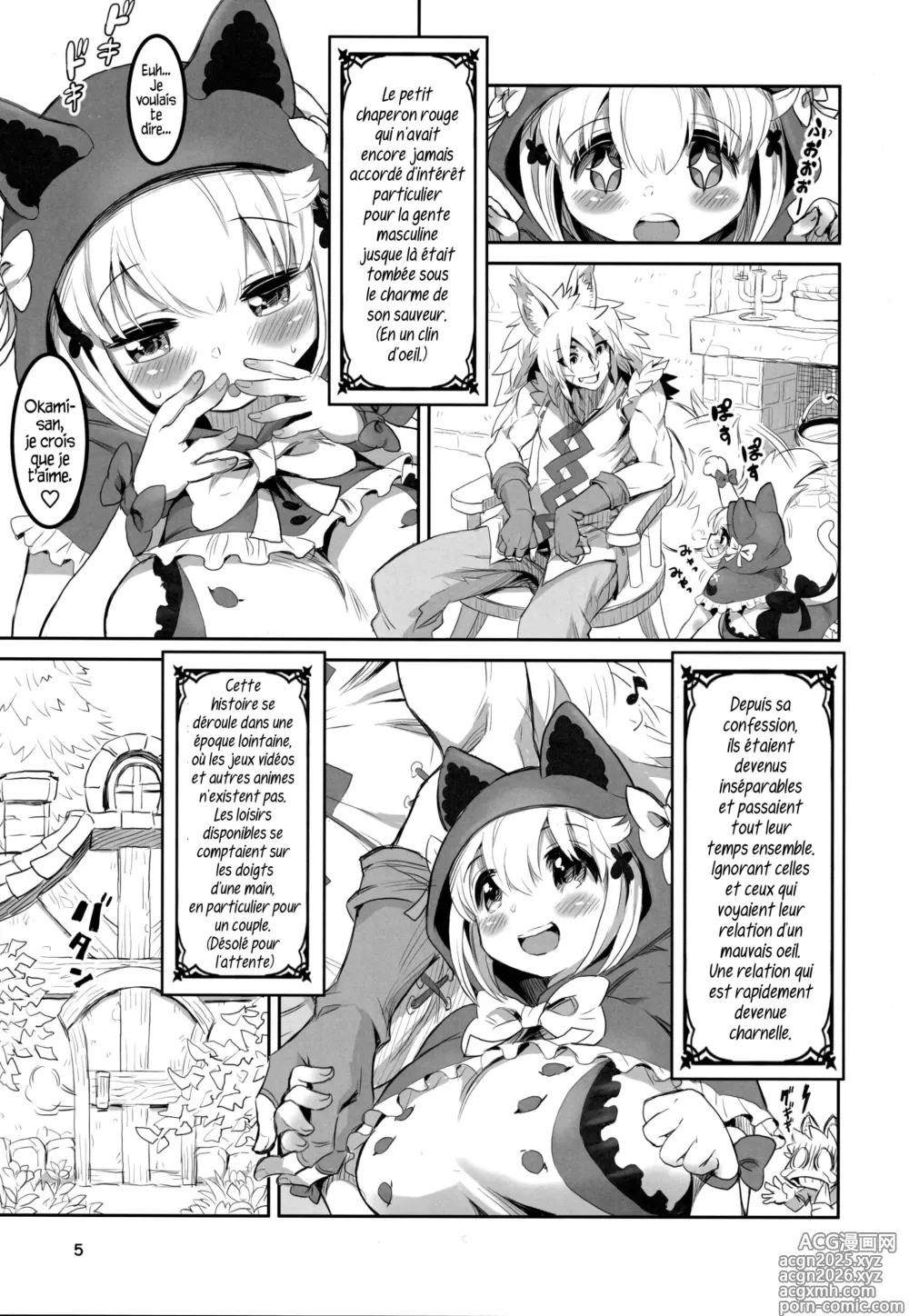 Page 4 of doujinshi Kemomimi Douwashuu -Akazukin-chan-