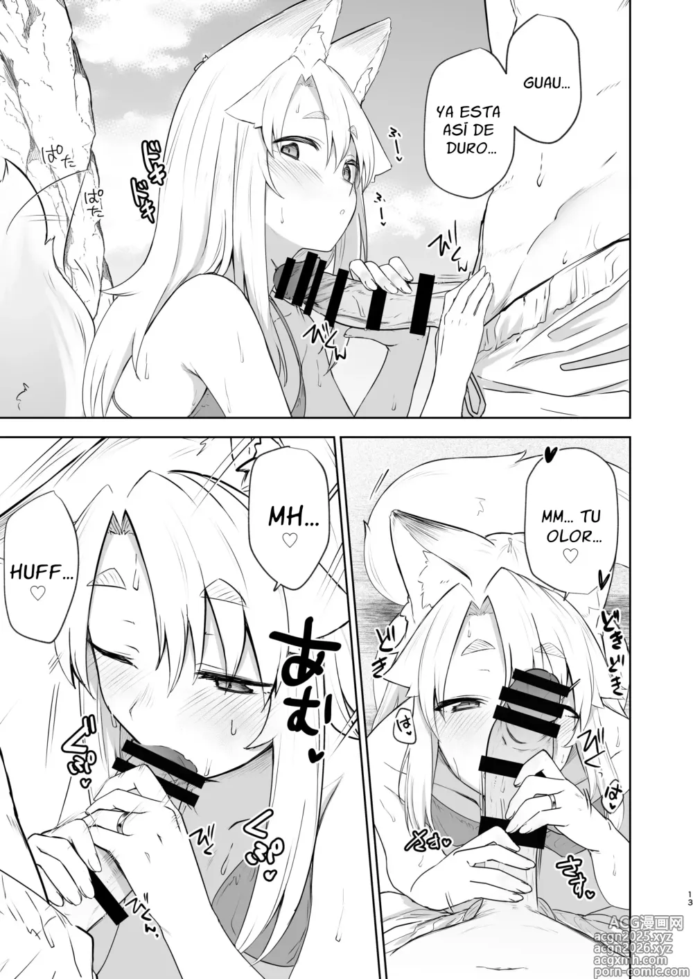 Page 12 of doujinshi Yue, La Kitsune Guardiana 2