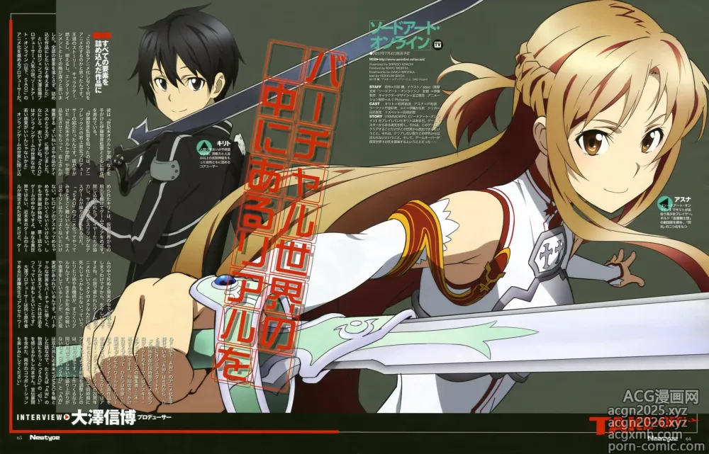 Page 1 of imageset sword art online