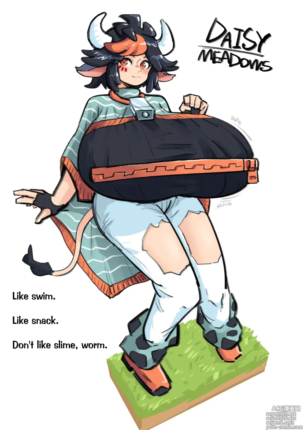 Page 1 of imageset Three Cow Sisters